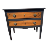 Directoire style chest of drawers Louis XVl matt black