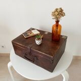 Wooden military suitcase from the 1950s