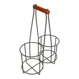 Metal bottle basket