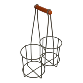 Panier porte-bouteille en métal