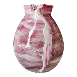 Vase stylé et raffiné, - verre art