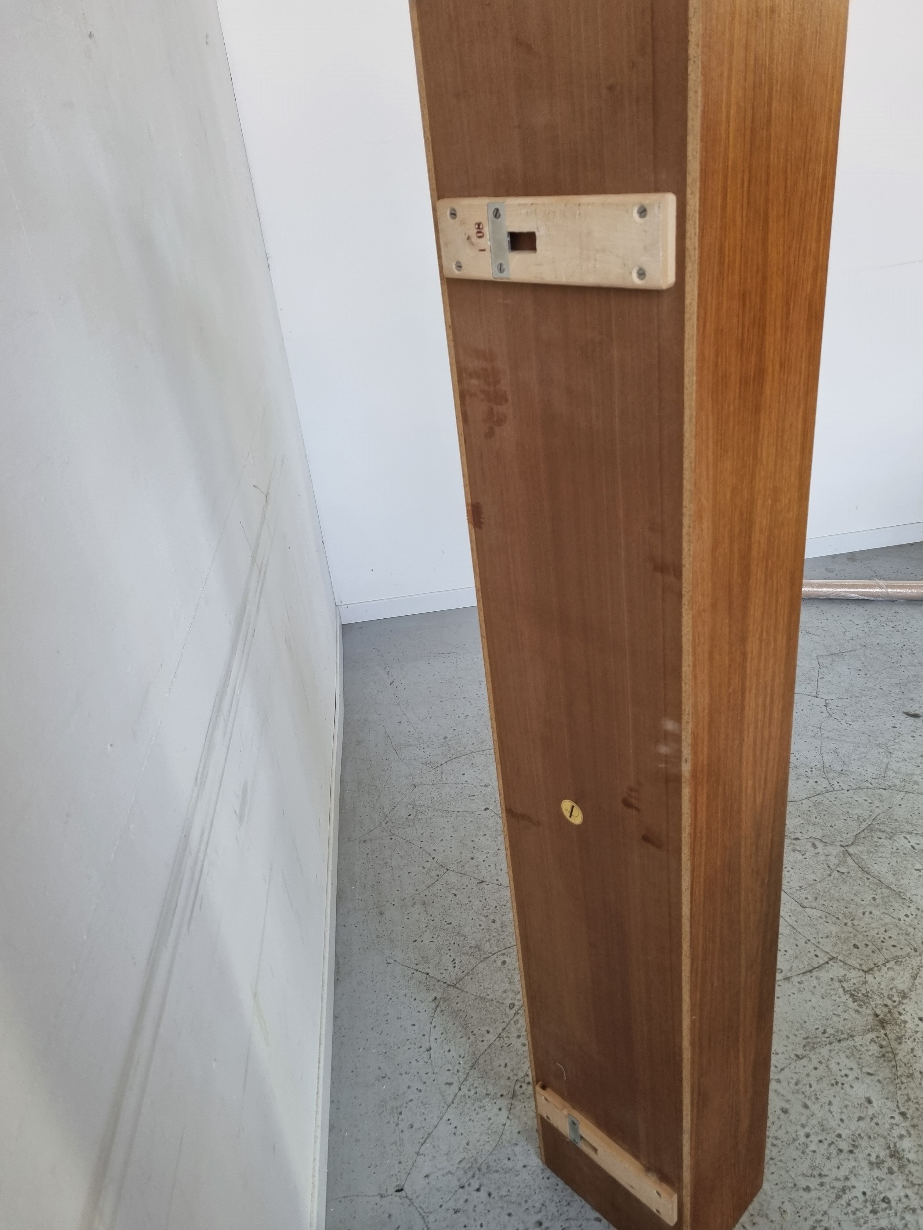 Teak wall floor by Wilhelm Renz, 60s