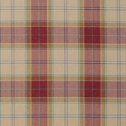 Classic Scottish chair in red burgundy tartan pattern, mid-century, Europe, 1960s.