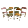Lot 6 chaises pliantes Chaisor vintage