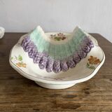 Longchamp asparagus dish in ironstone and slipware, 1900