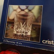 6 glasses of crystal whisky of Arques - Model Cheverny - 30 cl in box