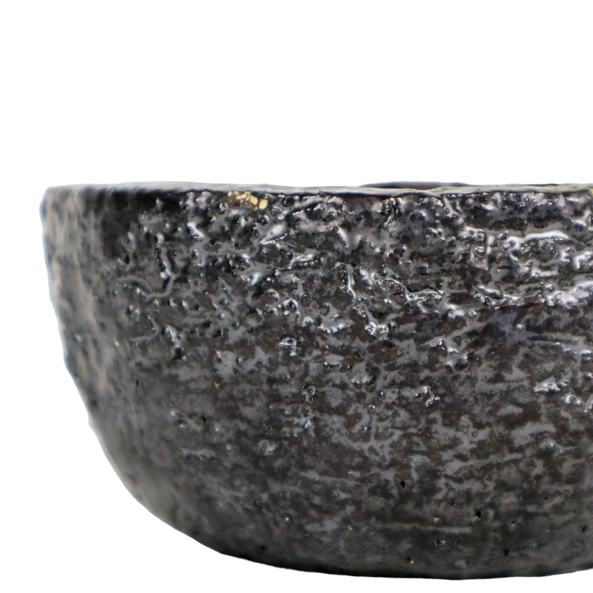 Fat Lava Pottery Ceramic Ashtray Bright Red Plem Vintage 13cm