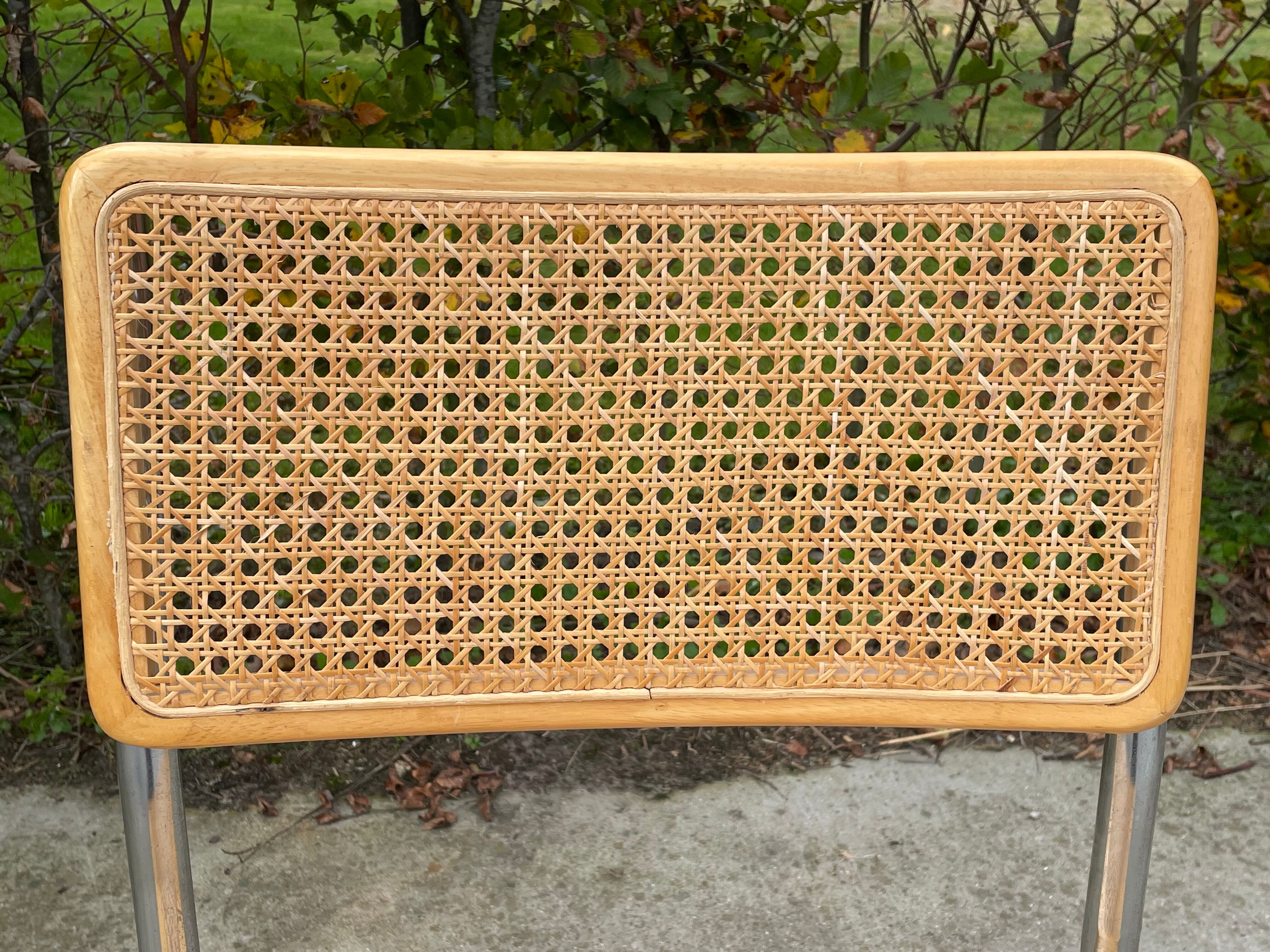 Cesca design chair b32 model in chrome design