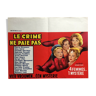 Movie poster "Crime does not pay" Danielle Darrieux 36x48cm 1962