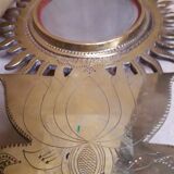 AranMula Kannadi magic mirror of the Kerala Lotus / Sun 20x31cm