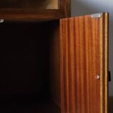 Low cabinet with compass feet, vintage oak