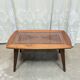 Wood and glass coffee table