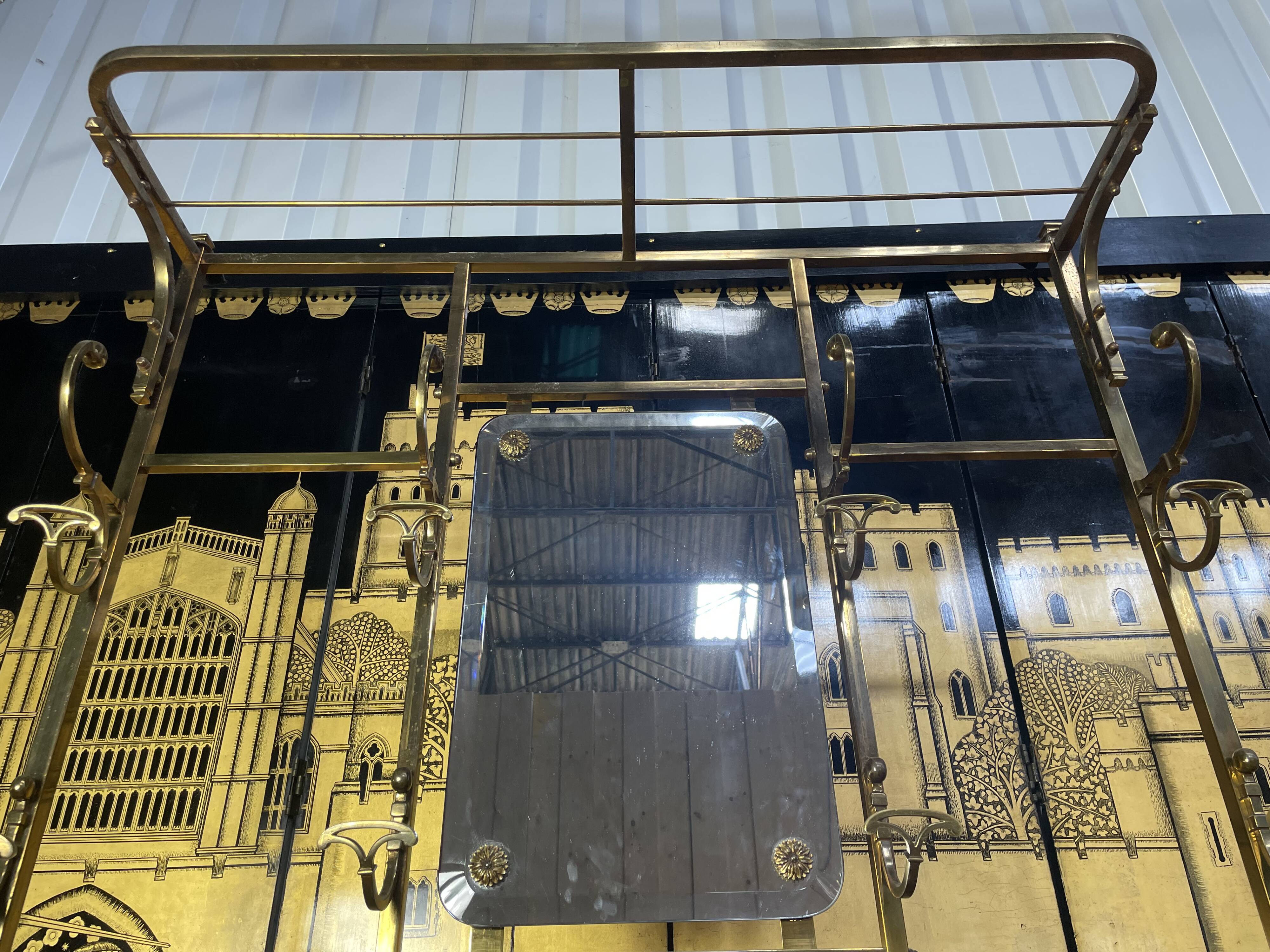 Cloakroom - Solid brass coat rack