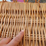 Rattan bench