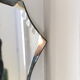 Bevelled wall mirror, old, art deco