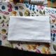 Nappe ancienne blanche damassée de coton