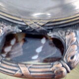 Silver metal liquor service