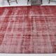 7x10 Rug For Living Room Wine Red Turkish Vintage Rug, 213x311Cm
