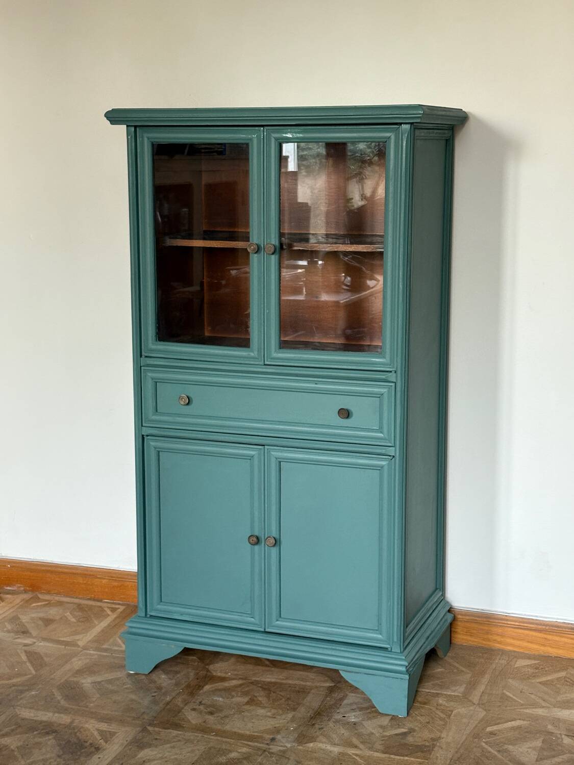 Small organic green sideboard