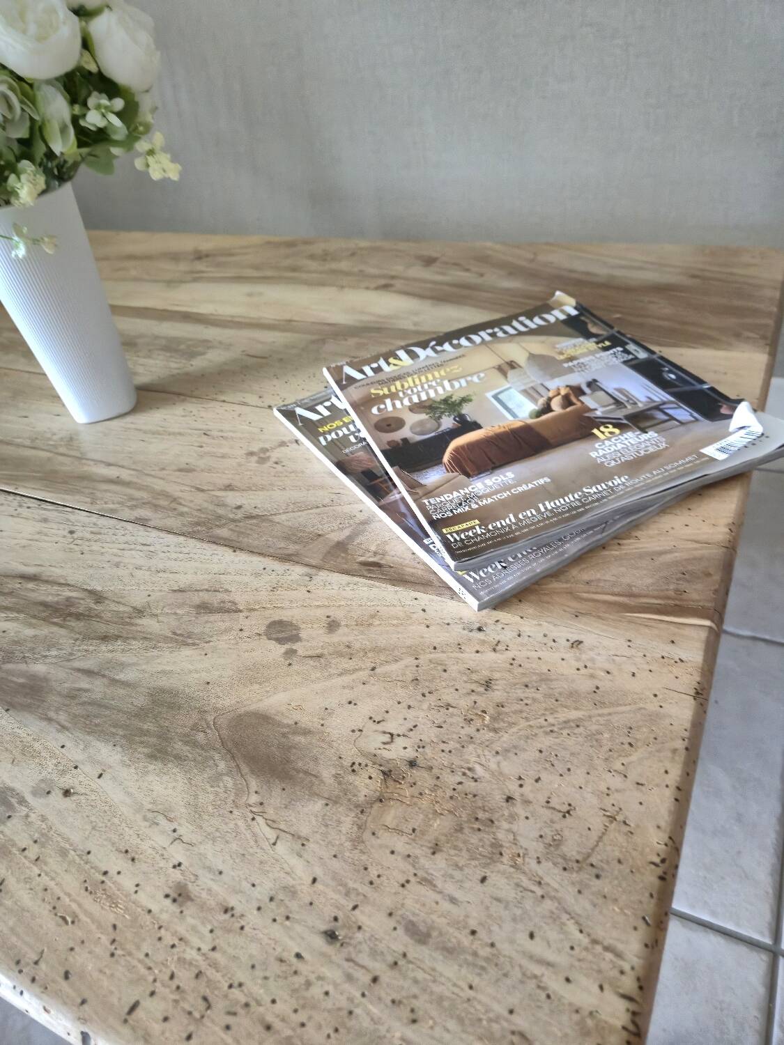 Oak coffee table