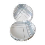 6 assiettes plates salins