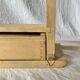 Old small hanging shelf in solid wood