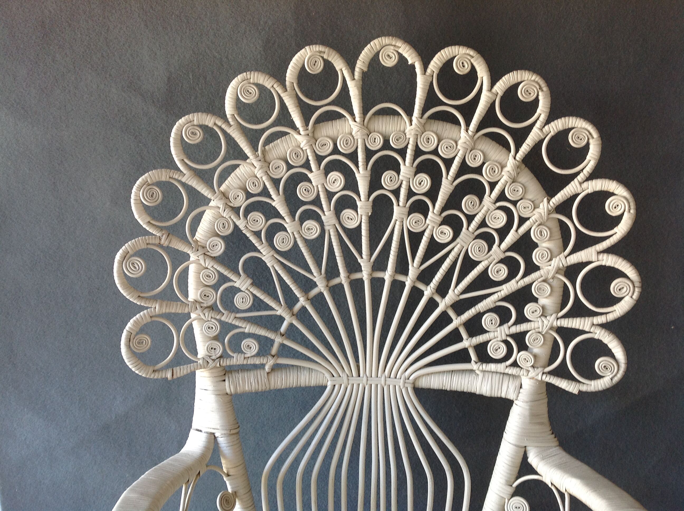 Fauteuil Peacock en rotin