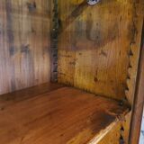Rustic Wardrobe in Fir with Curtains