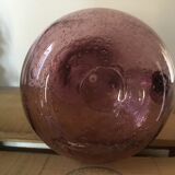 Biot bubble glass candleholder