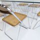 Set of 6 'Plia' folding chairs by Giancarlo Piretti for Anonima Castelli 1970s