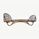 Rattan bed and bedside set