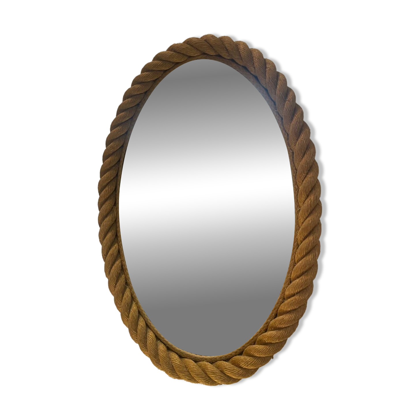 Large rope mirror