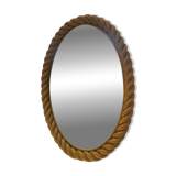 Large rope mirror