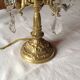 Paire de girandoles en bronze vers 1940