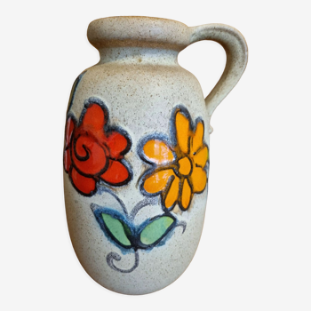 Vase Scheurich West Germany 484 27 Motif Fleurs