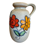 Vase Scheurich West Germany 484 27 Flower Pattern