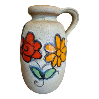 Vase Scheurich West Germany 484 27 Motif Fleurs