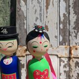 Kokeshi doll as a couple