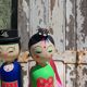 Kokeshi doll as a couple
