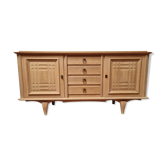 Raw oak sideboard