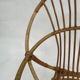 Vintage rattan chair by Dirk van Sliedregt Rohe Noordwolde 1960 in the Netherlands