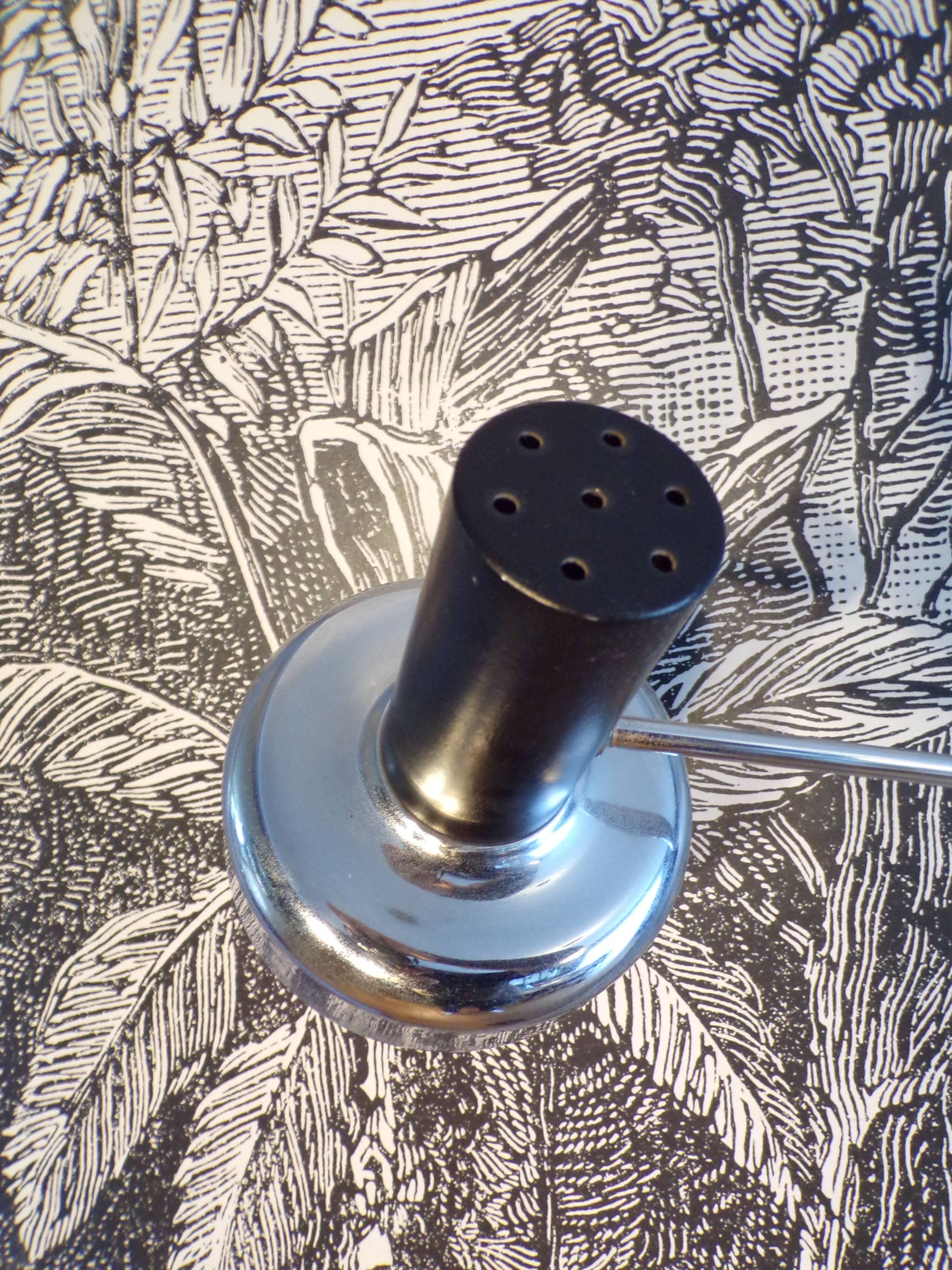 German floor lamp 1970 with pendulum