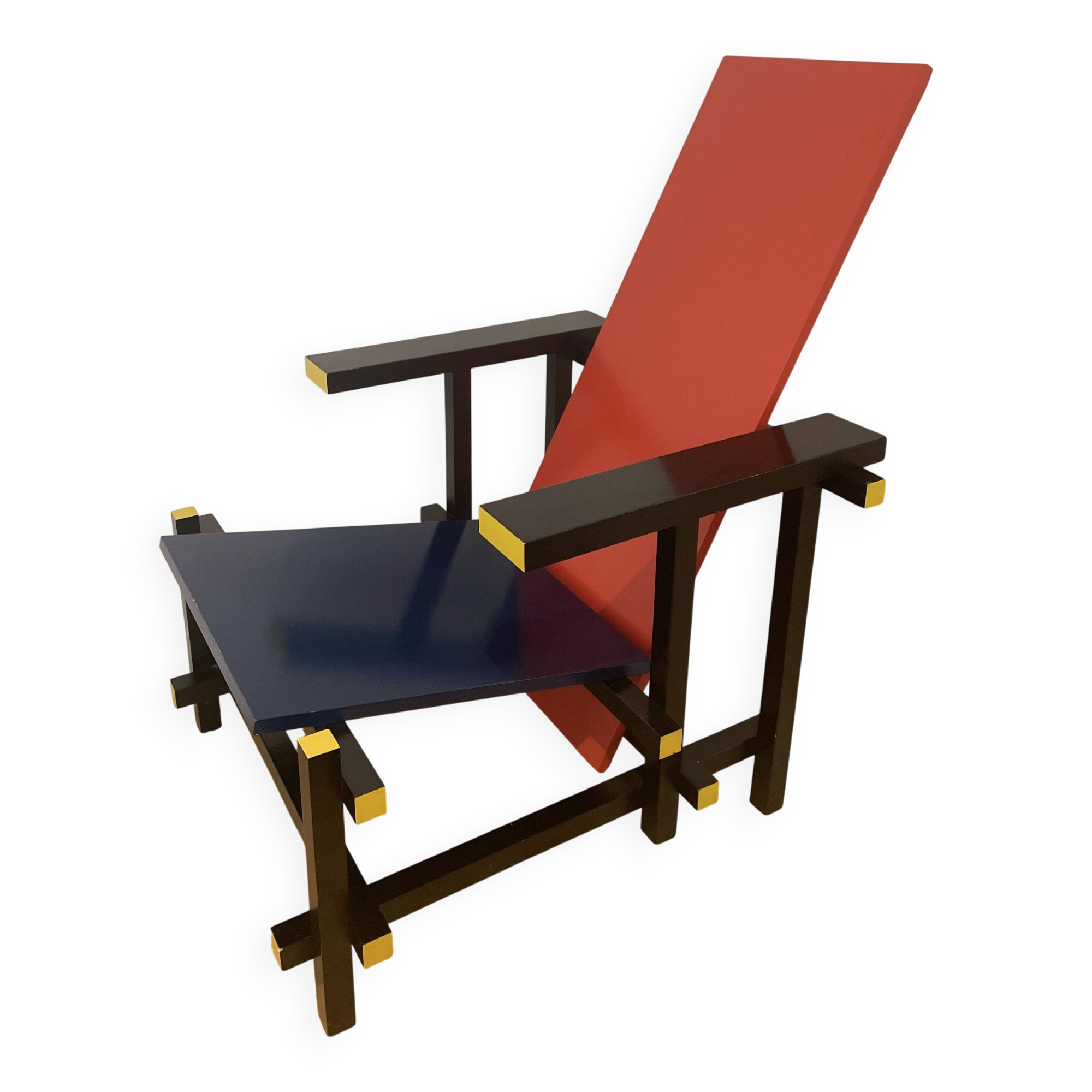 Gerrit T. Rietveld armchair red & blue