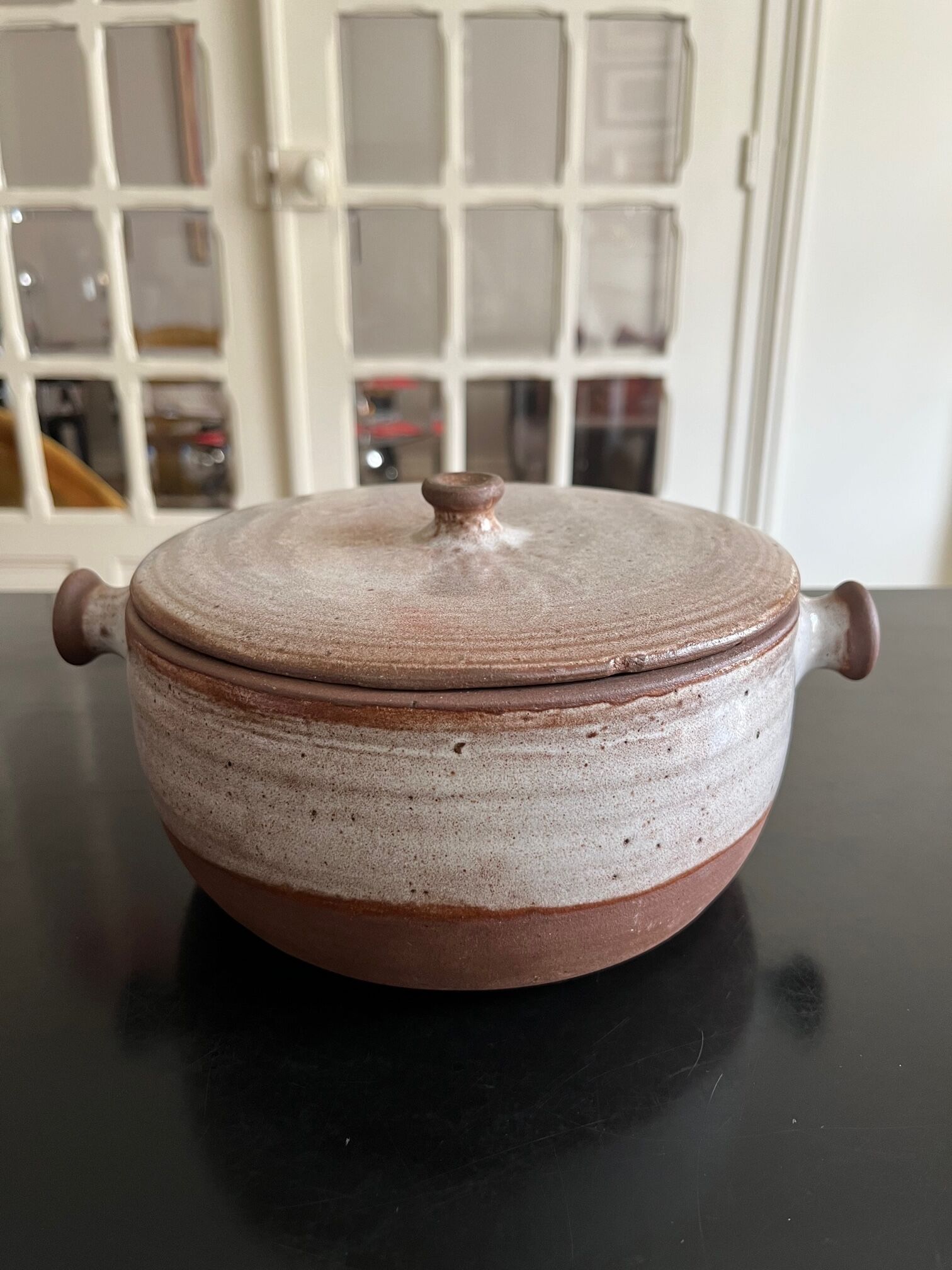 Ceramic covered pot pierlot ratilly workshop