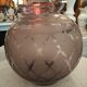 Purple ball-shaped vase