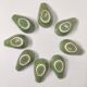 Set of 8 avocado-shaped ceramic bowls Bordalo Pinheiro Portugal