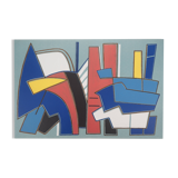 Alberto magnelli: blue composition - original lithograph