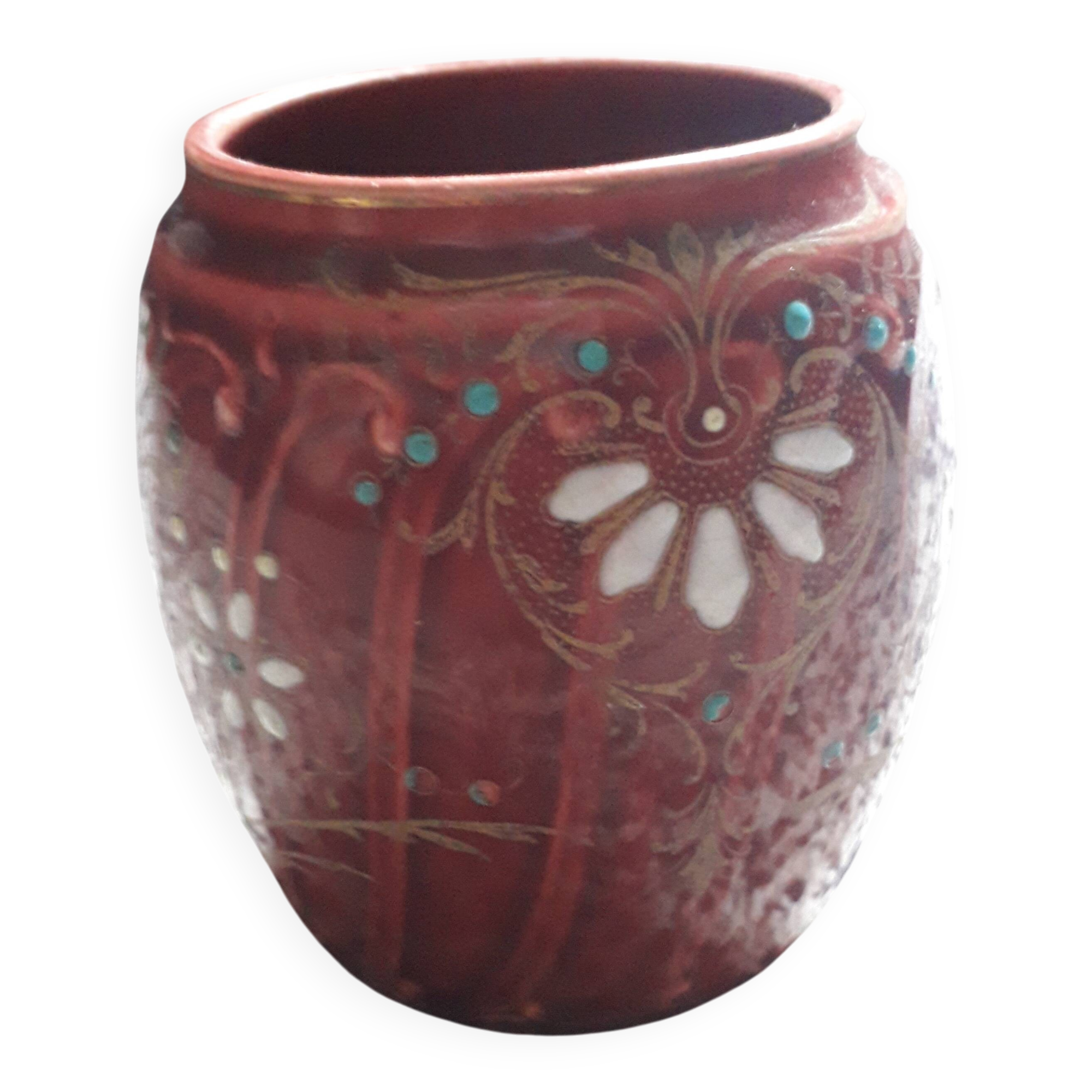 Art Deco slipware vase