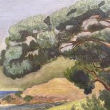 Seaside painting