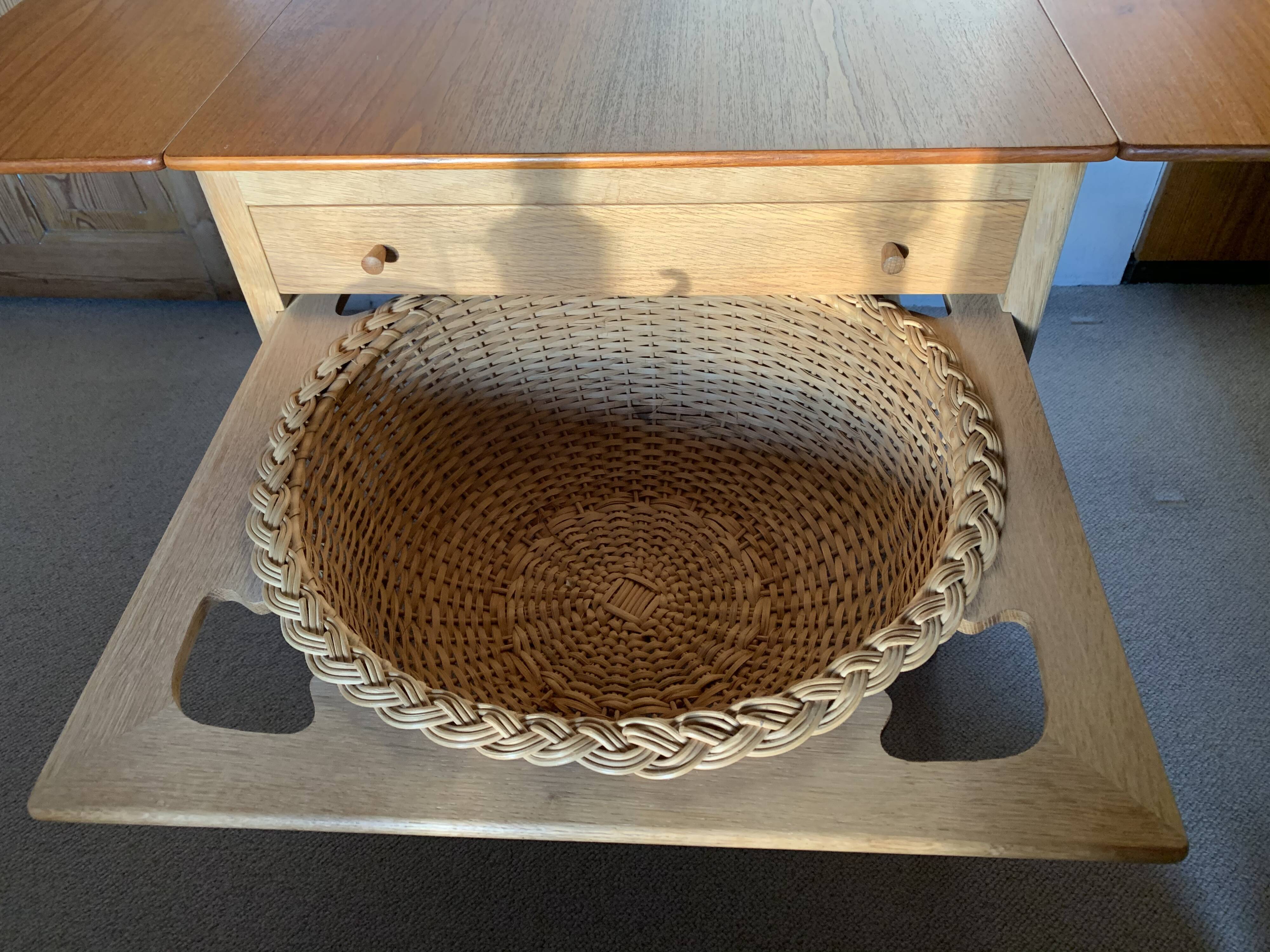 Danish design sewing table Hans Wegner edition Andréas Tuck 1950